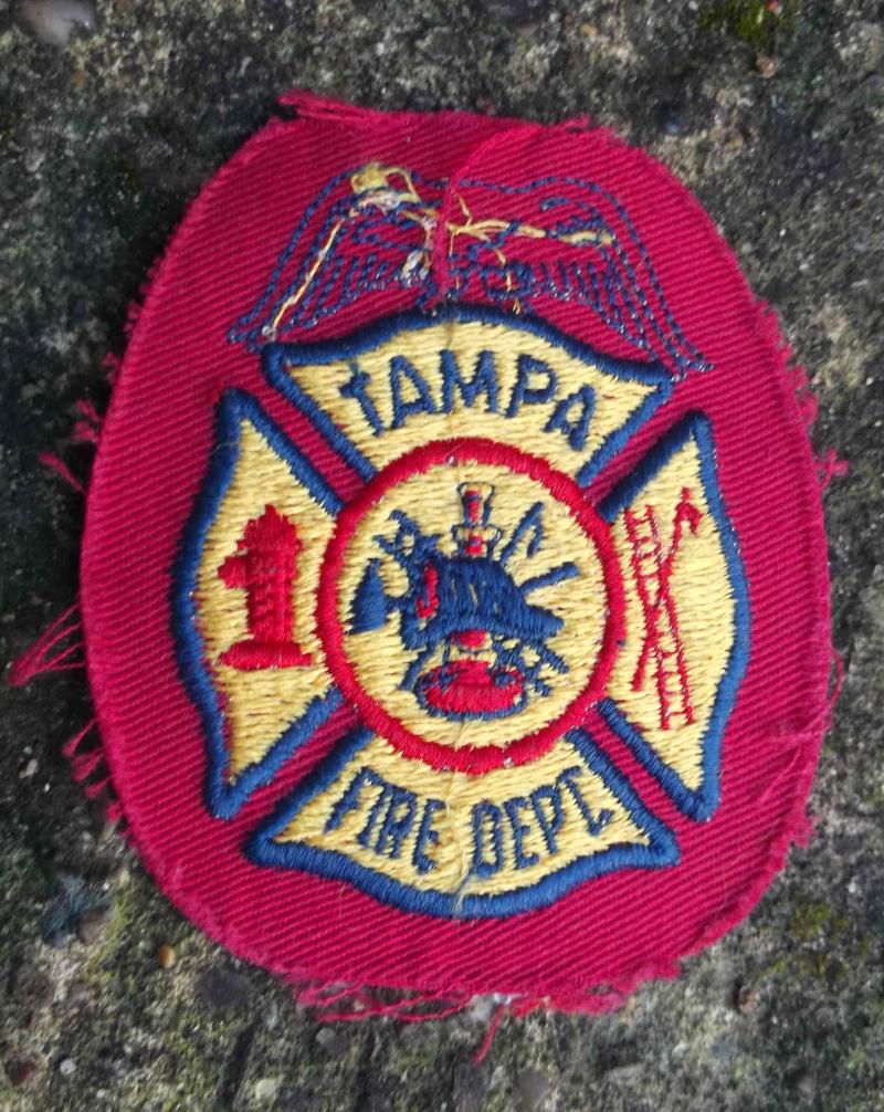 USA Tampa Florida Fire Service Uniform Patch United States