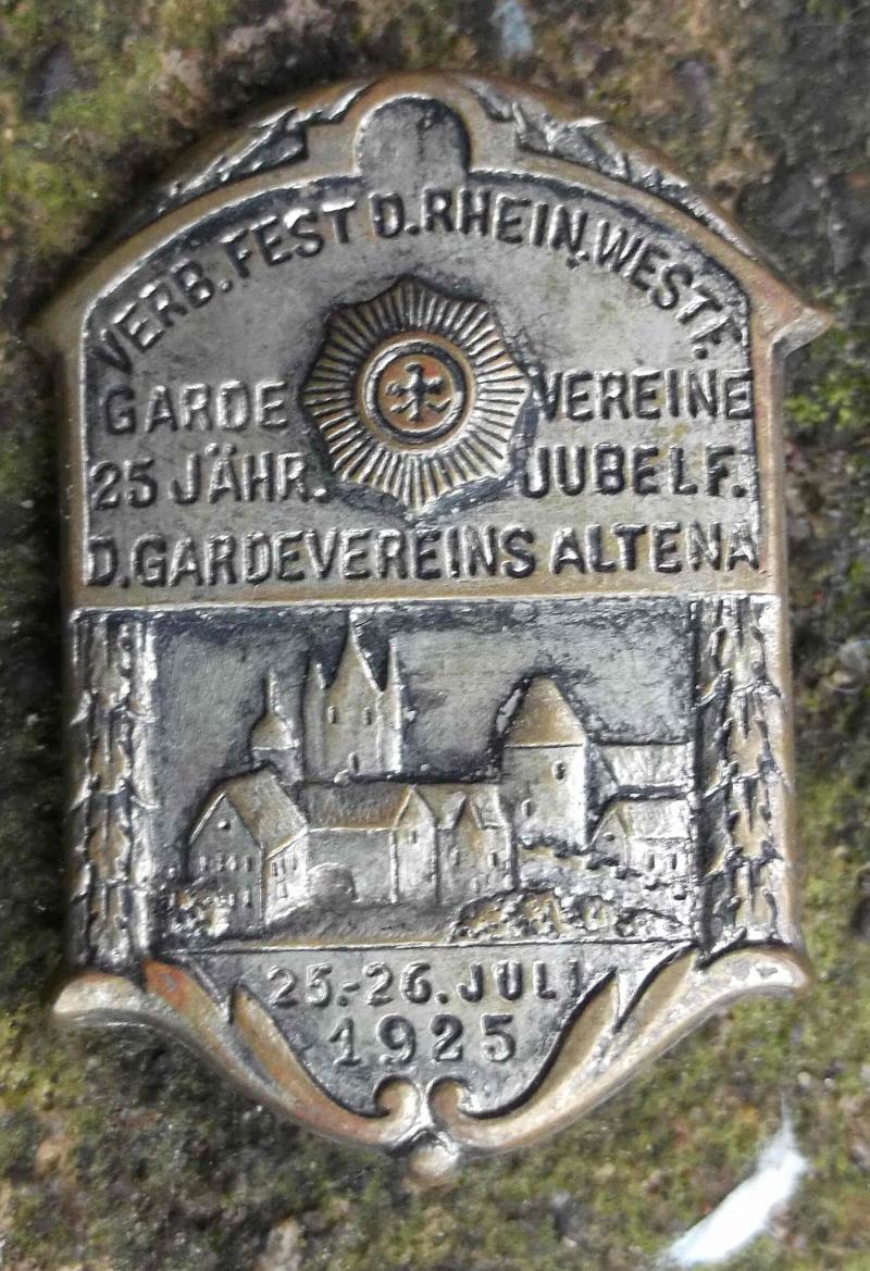 German Rhine Veterans Tinnie 1925 Guard Association