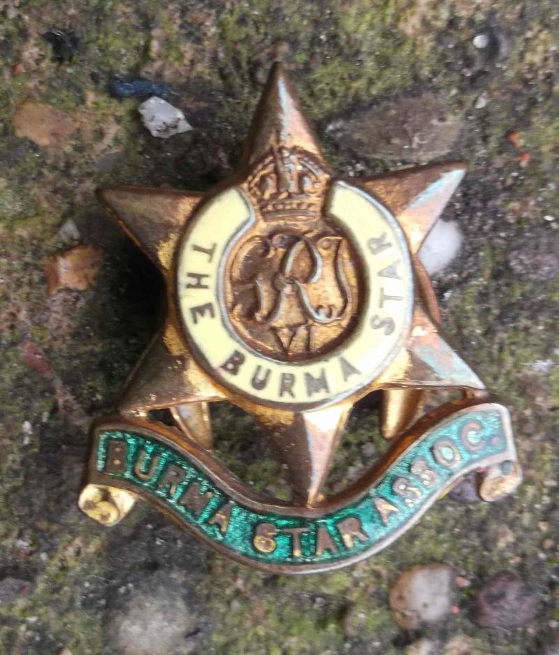 British and Commonwealth Burma Star Association Lapel