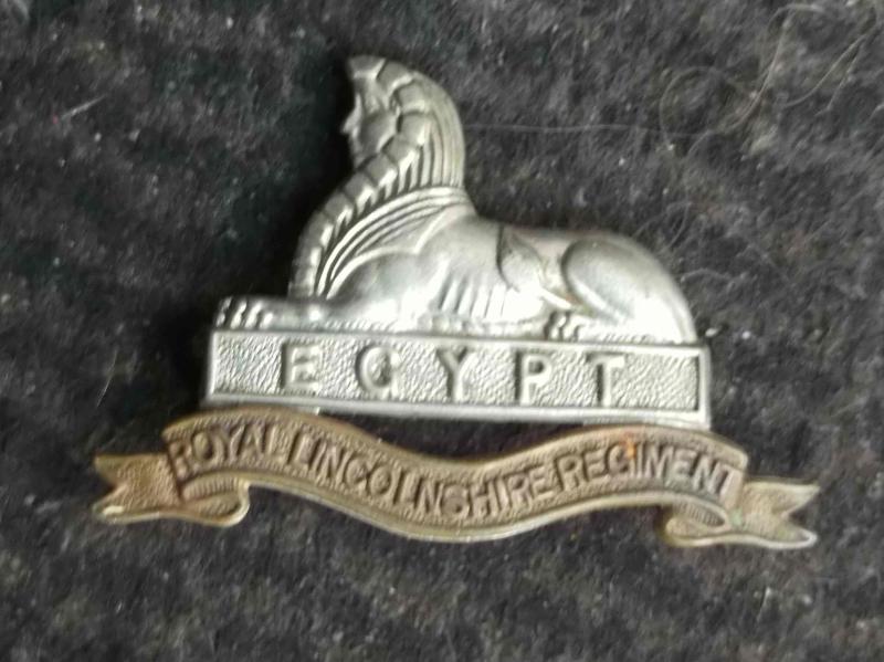 British Army Royal Lincolnshire Regiment Cap Badge