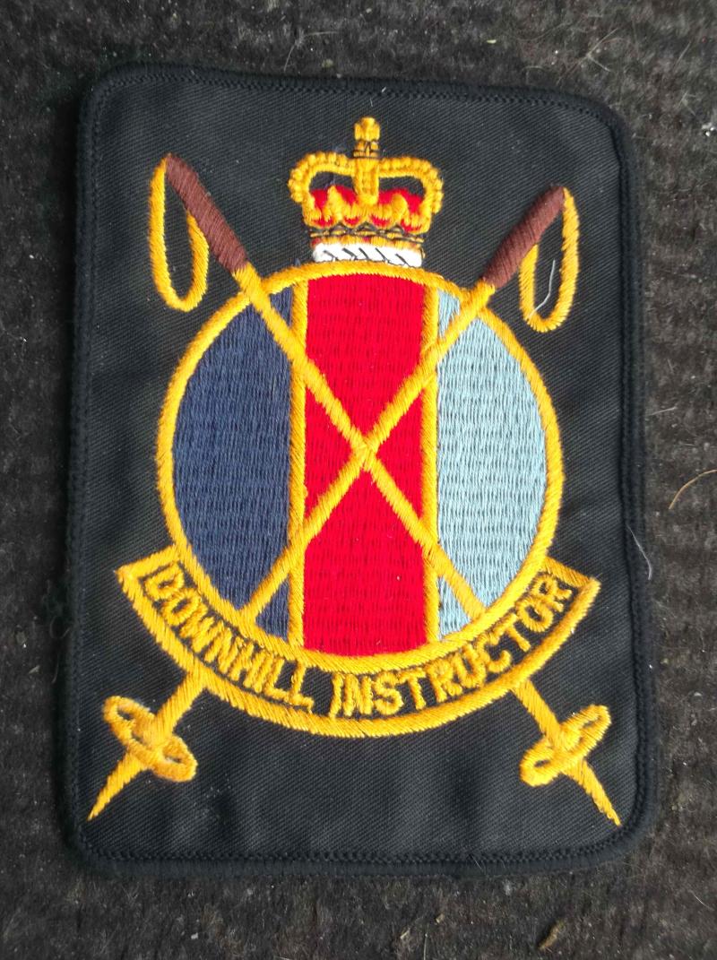 AWA British Army Winter Sports Association Downhill Ski Instructors Patch EIIR