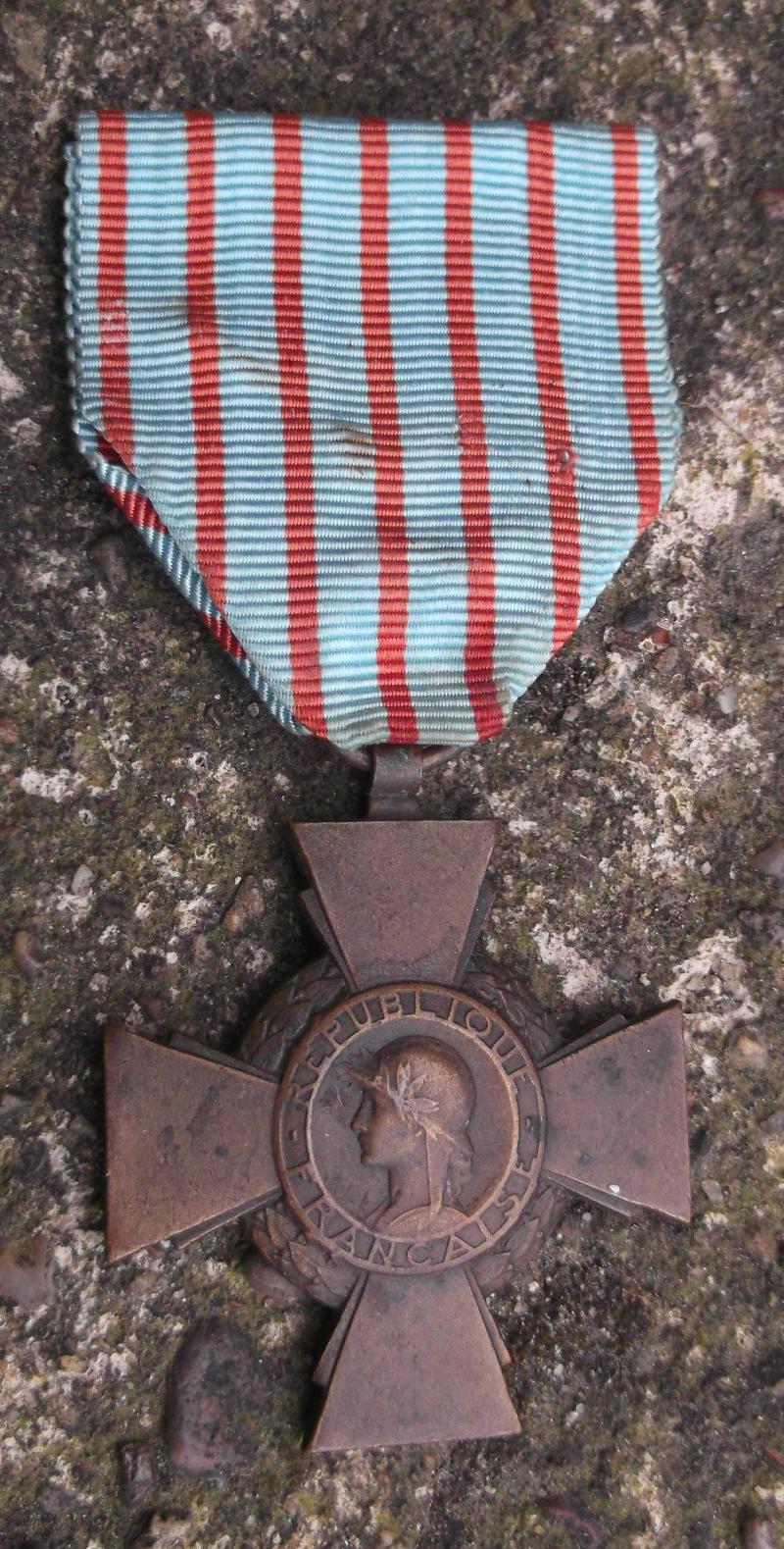 France Combatant's Cross French Croix du combattant Medal