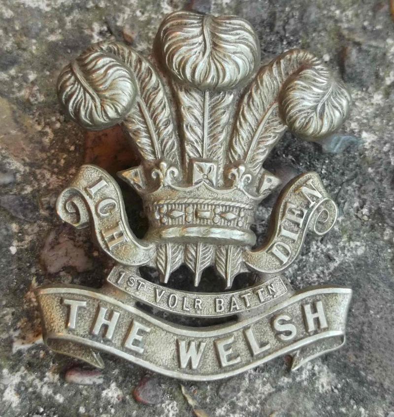 British Army 1st Volunteer Battalion The Welsh Regiment Cap Badge