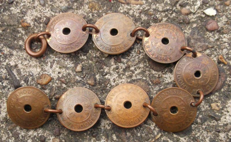 Former Rhodesia Coin Bracelet Rhodesian Metal