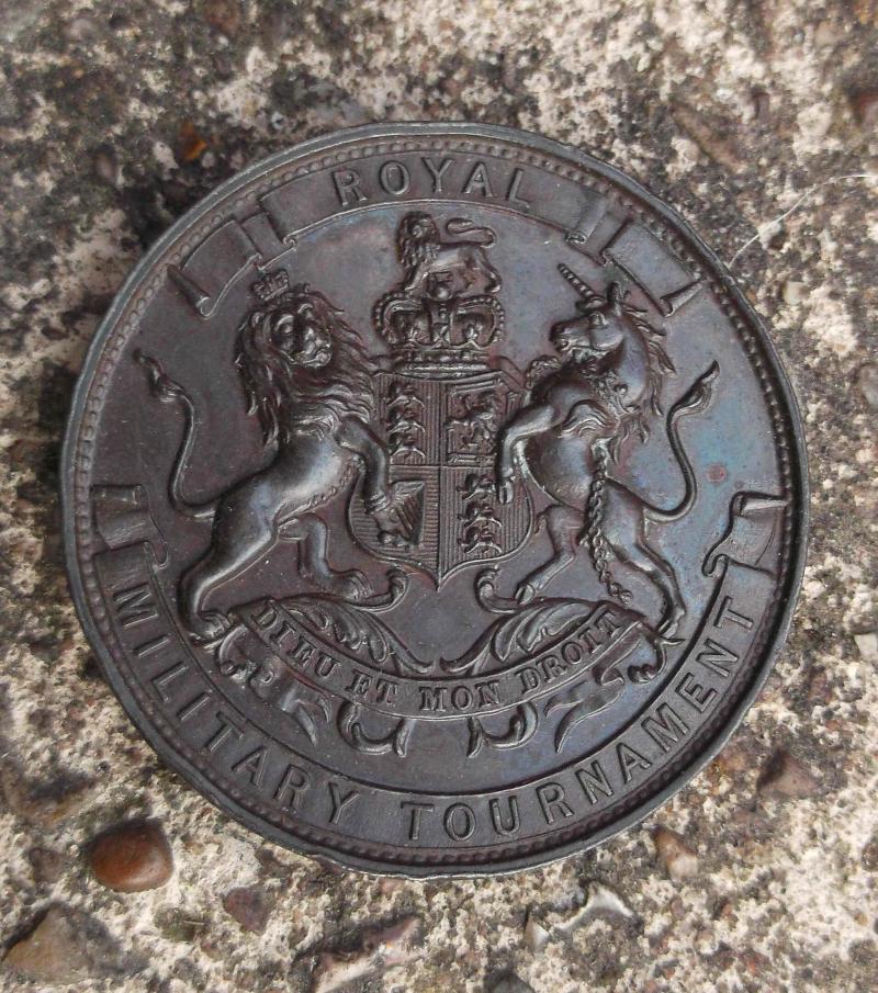 British Army Victorian Medallion Royal Military Tournament 1896