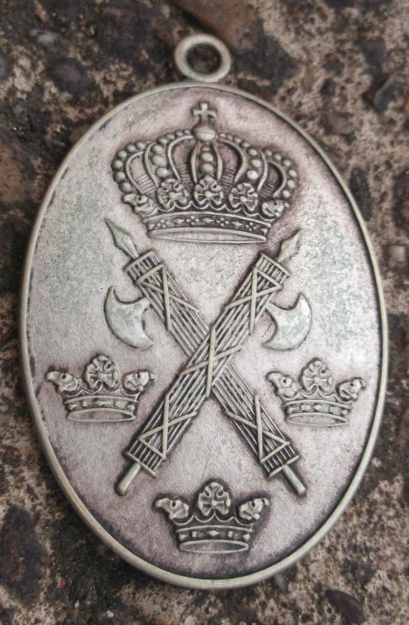 Vintage Swedish Police District Identity Tag Sweden