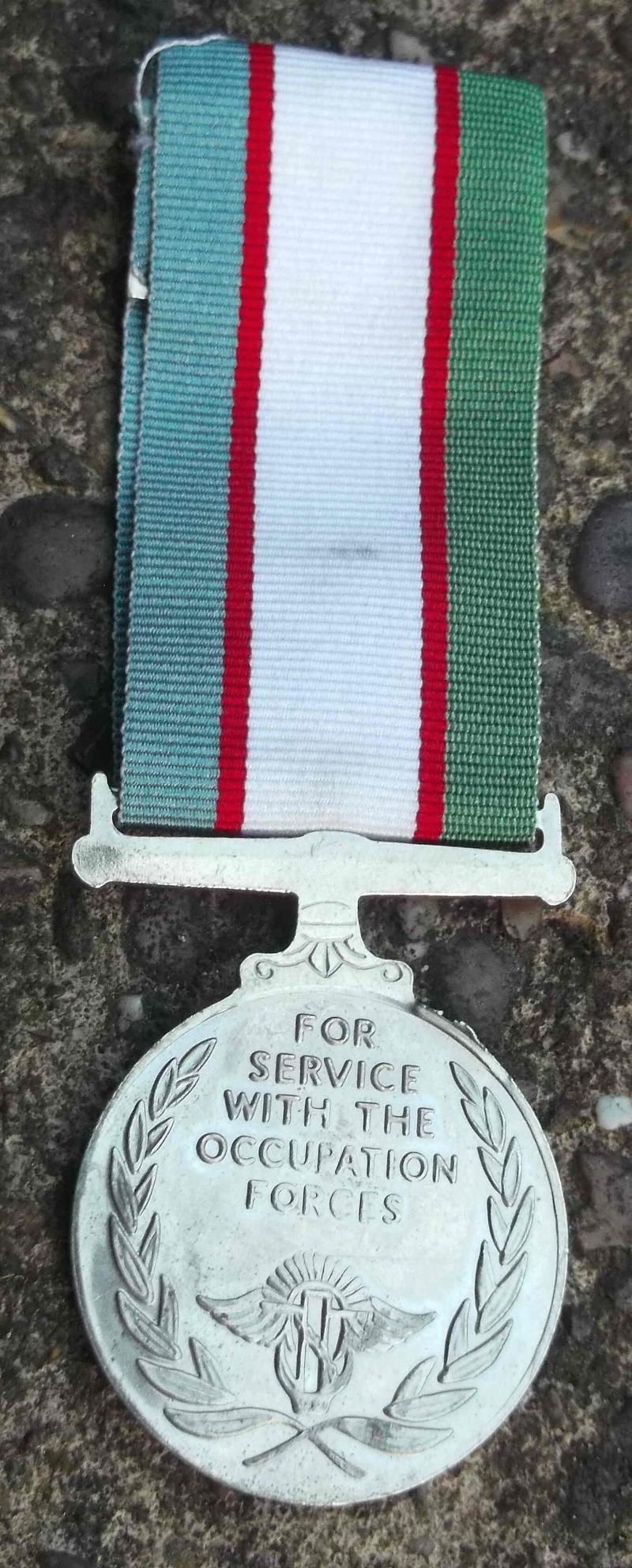 Unofficial British Commonwealth Occupation Forces Medal BCOF