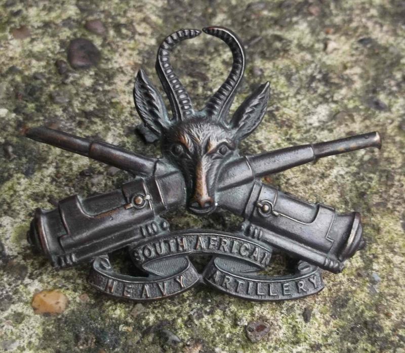 South African Heavy Artillery Cap Badge WW1 South Africa