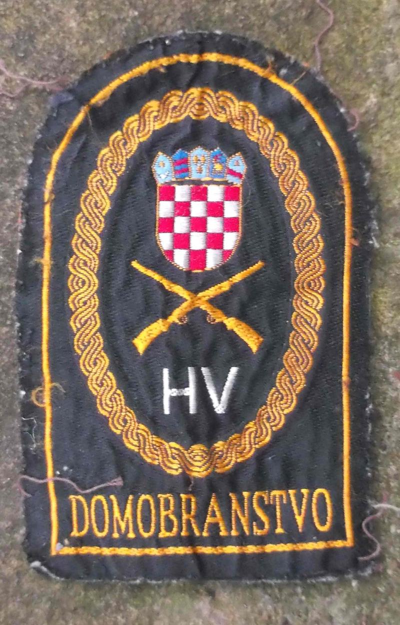 Kosovo Conflict Domobranstvo (HV) Uniform Sleeve Badge