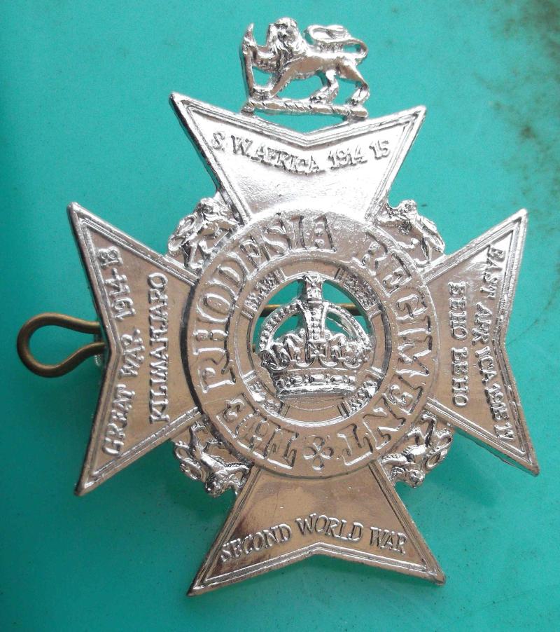 Rhodesian Army Cap Badge Rhodesia Regiment pre Zimbabwe