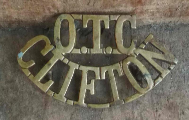 British Army Officer Training Corps Clifton Shoulder Title Bristol