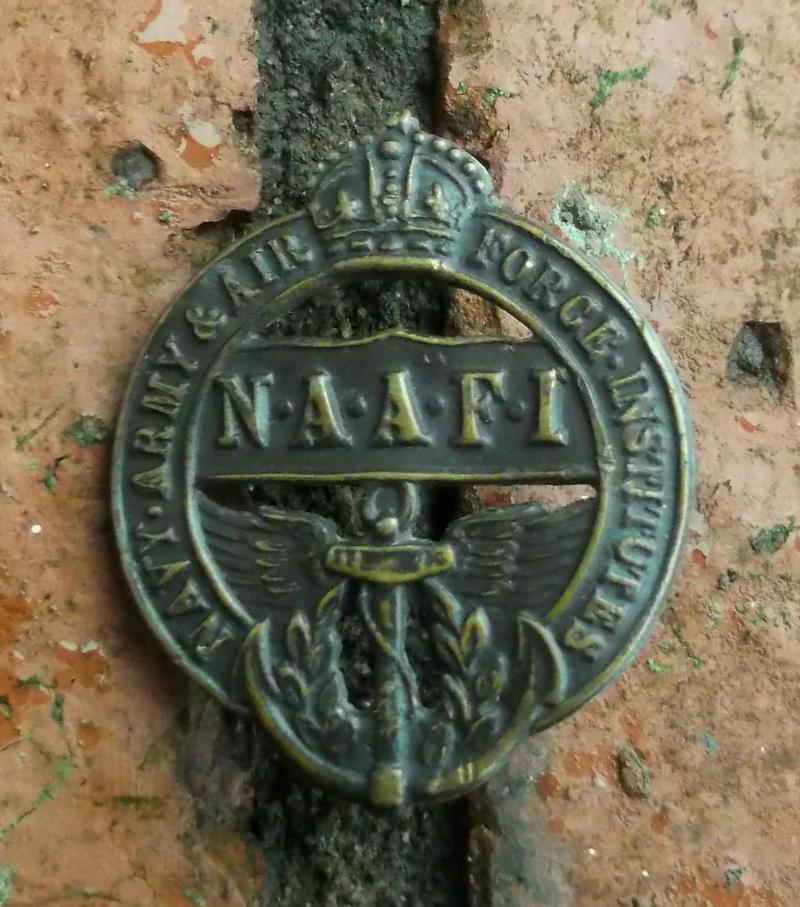 British NAAFI Collar Badge Navy Army and Air Force Institutes