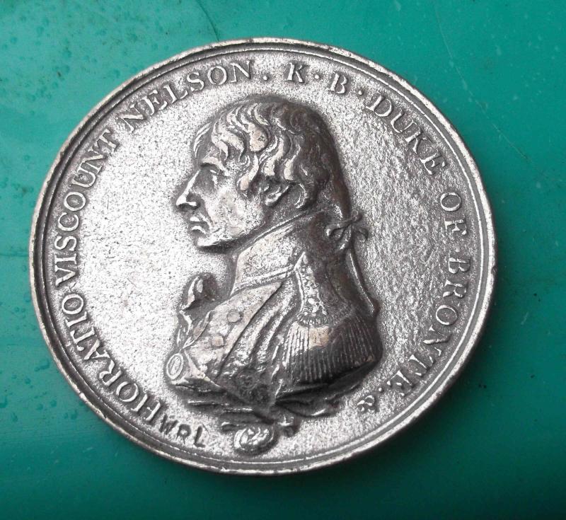 British Royal Navy Boulton's Trafalgar Medal Horatio Nelson Metal Reproduction