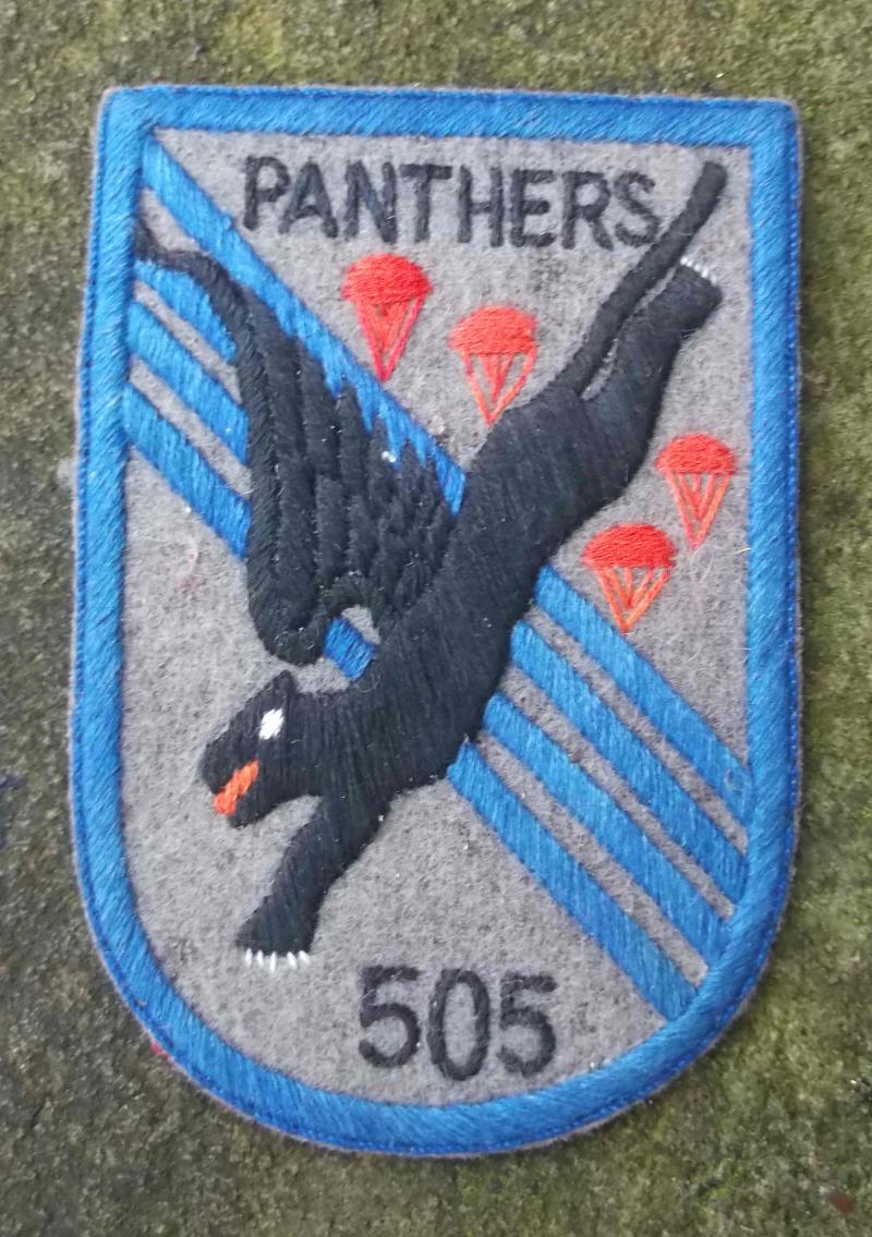 Unusual US Army Airborne 505th Parachute Infantry Regiment Cloth Patch