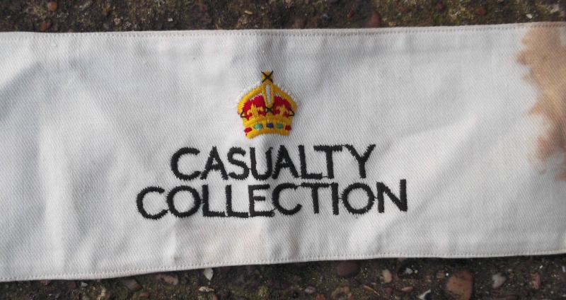British CDC Casualty Collection Armband Civil Defence Corps