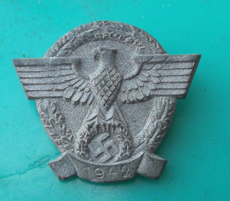 WW2 German Tag der Polizei 1942 Police Day Tinnie Badge