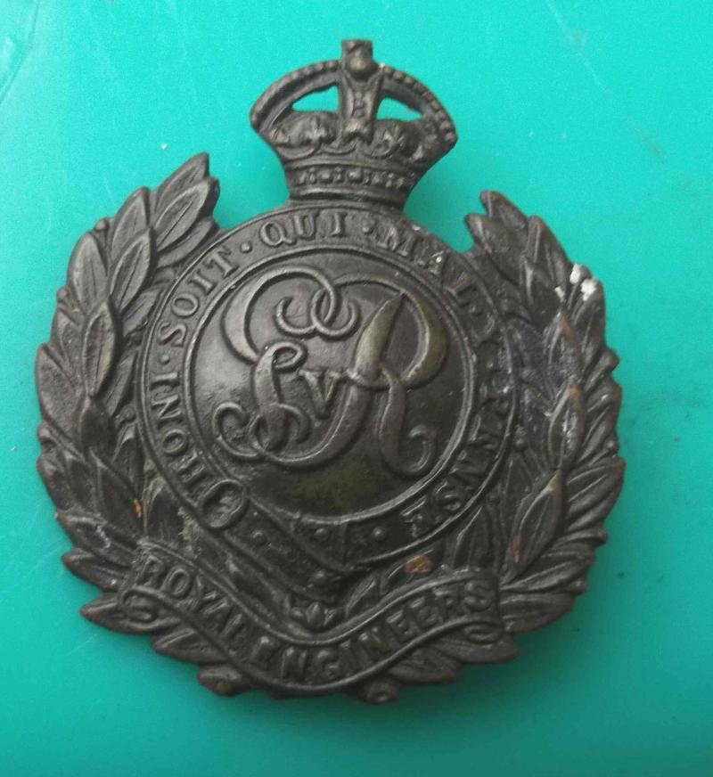 British Army WW1 Era Royal Engineers Emblem Badge