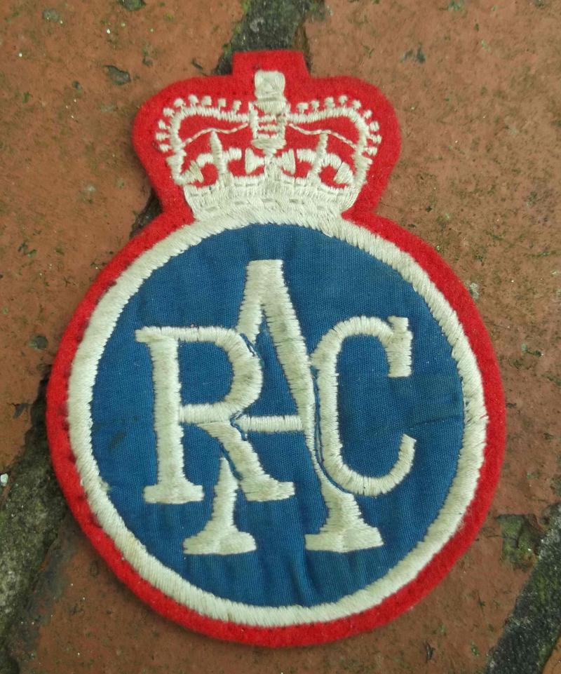 British Royal Automobile Club Uniform Patch RAC