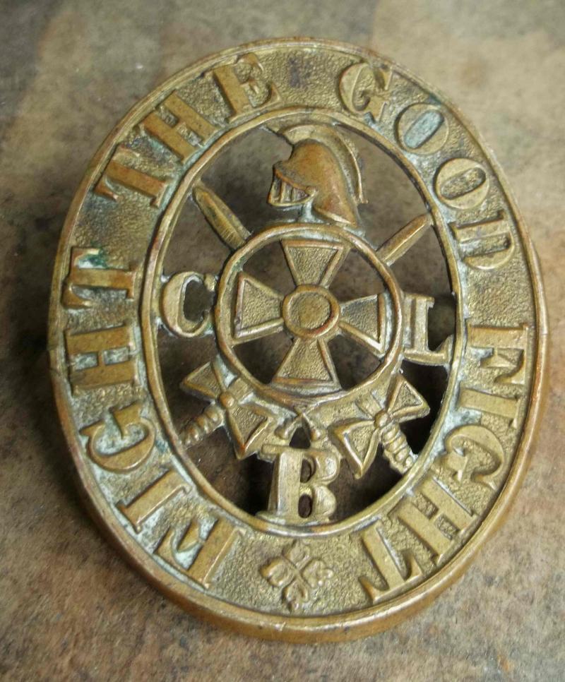 Vintage British Church Lads Brigade CLB Cap Badge