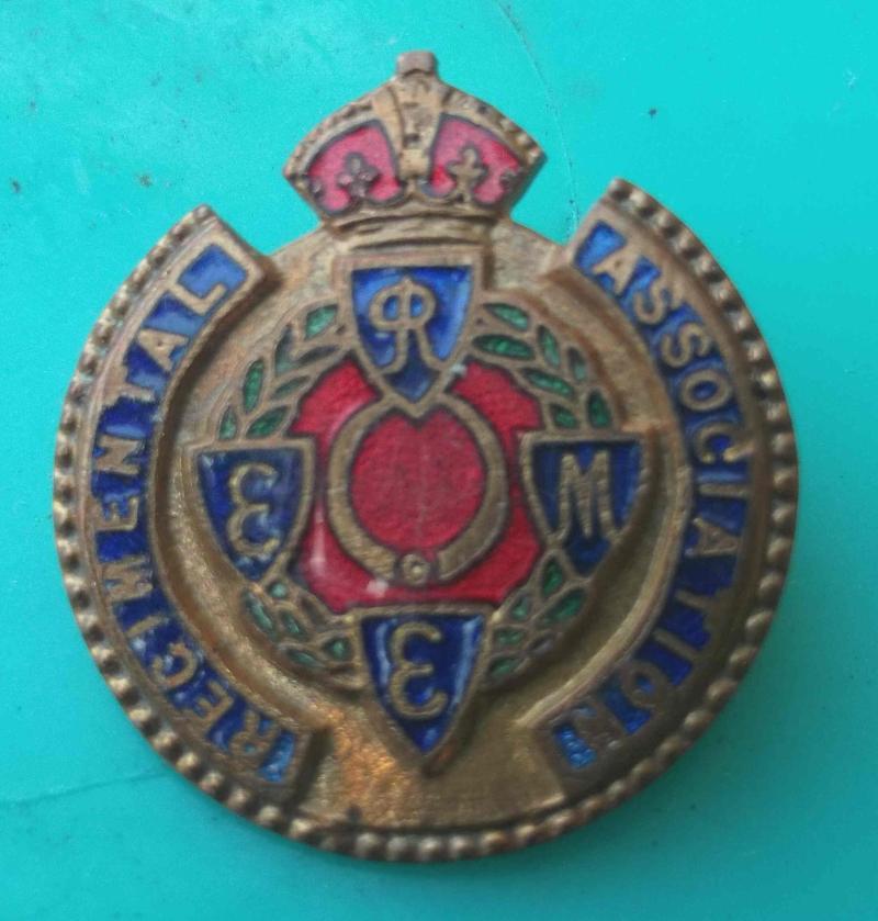 REME Royal Electrical & Mechanical Engineers Regimental Association Lapel Badge