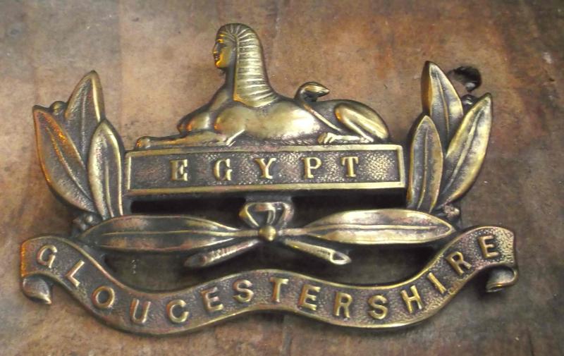 British Army Gloucestershire Regiment Cross Belt Pouch Badge