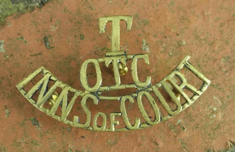 British Army Territorial OTC Inns of Court Regiment Shoulder Title