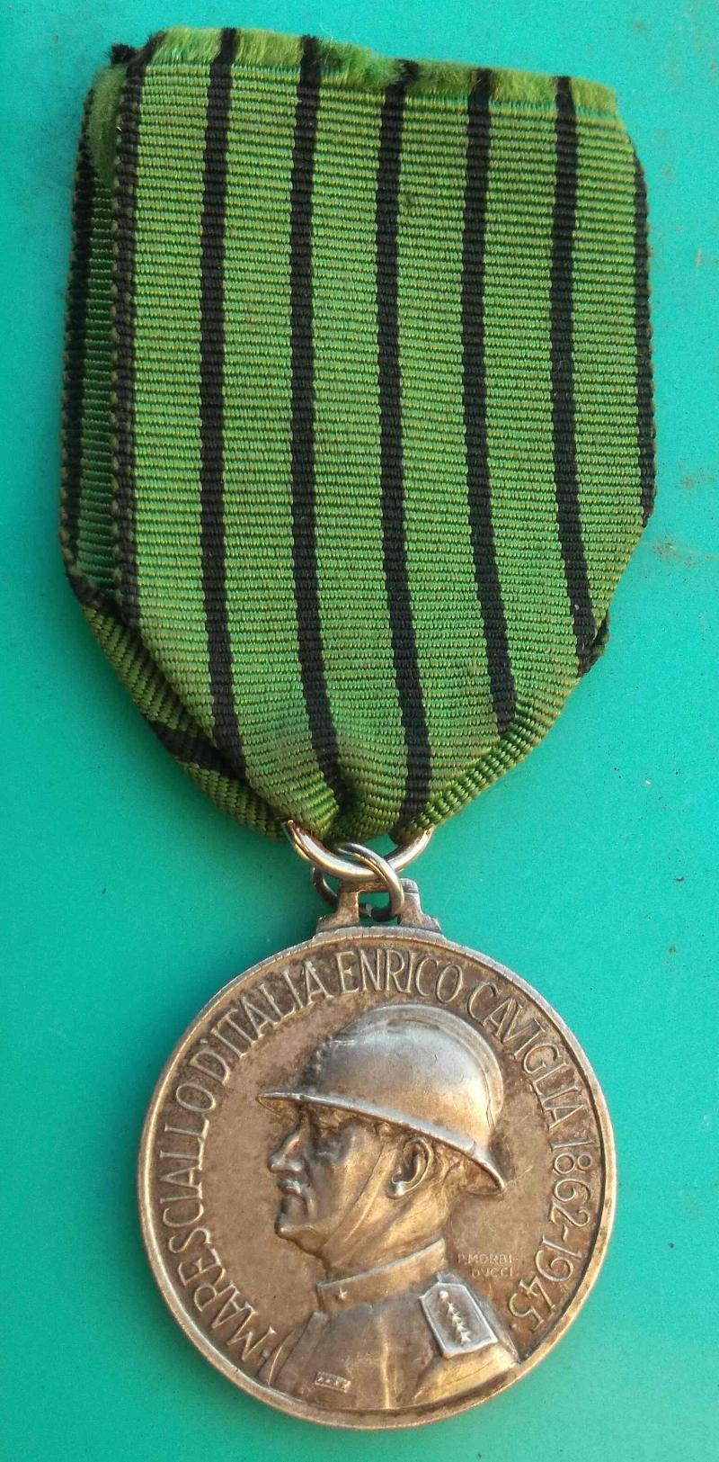 Italian Commemorative Medal Enrico Caviglia (1862–1945) Italy