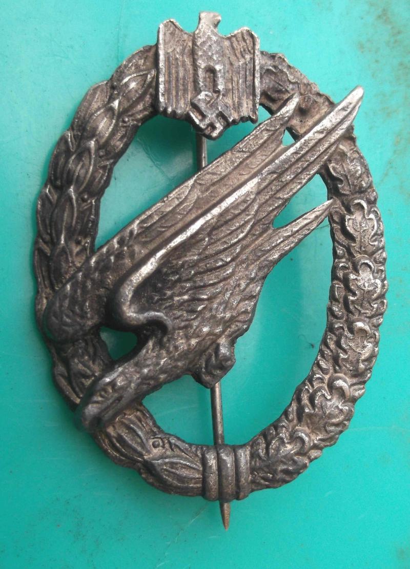German Army Paratroopers Qualification Badge Third Reich Reproduction