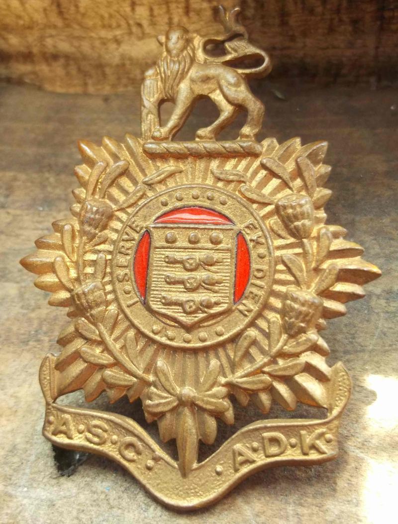 Former Rhodesian Cap Badge Rhodesia and Nyasaland Army Service Corps
