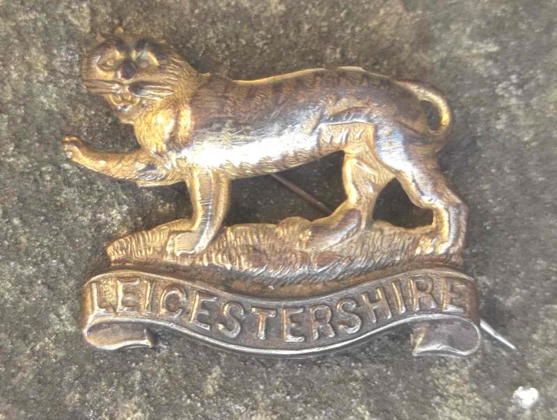 British Army Leicestershire Regiment Side Cap or Veterans Badge