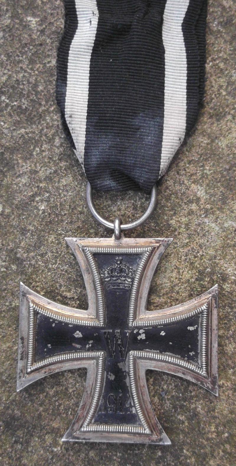 Imperial German 2nd Class Iron Cross with Ribbon WW1