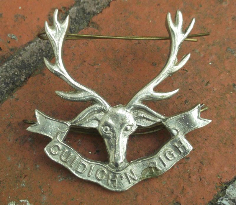 British Army Seaforth Highlanders Bazaar Cap Badge