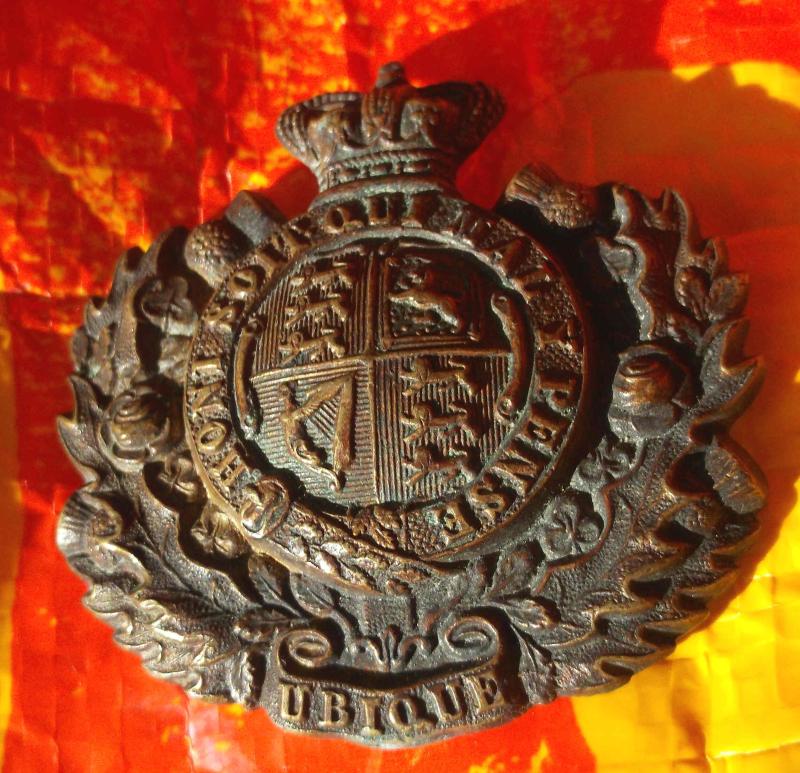 British Army Victorian Royal Engineers Belt Buckle VR