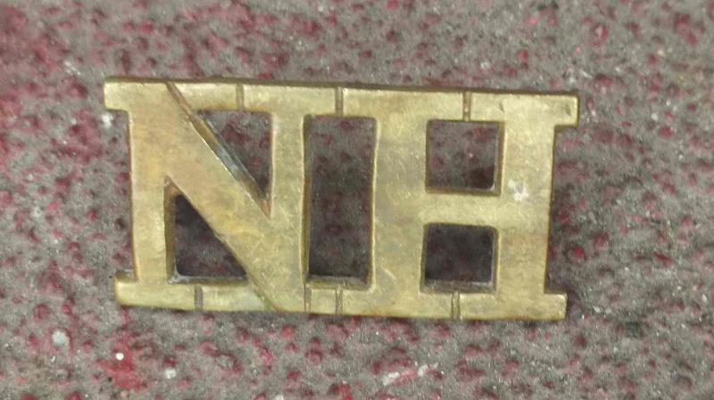 British Army Northumberland Hussars Shoulder Title
