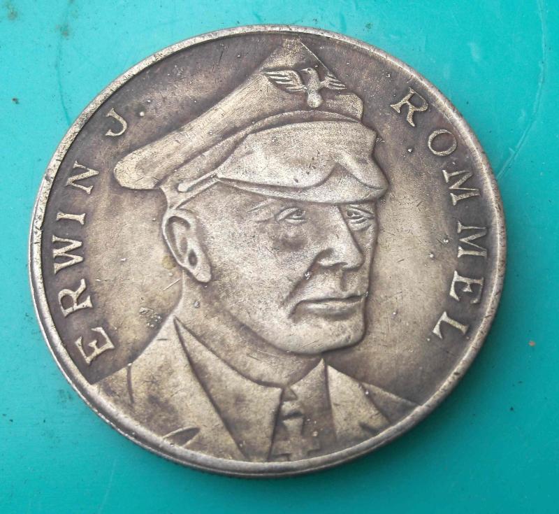 German Commemorative Coin Africa Corps  Field Marshal Erwin Rommel
