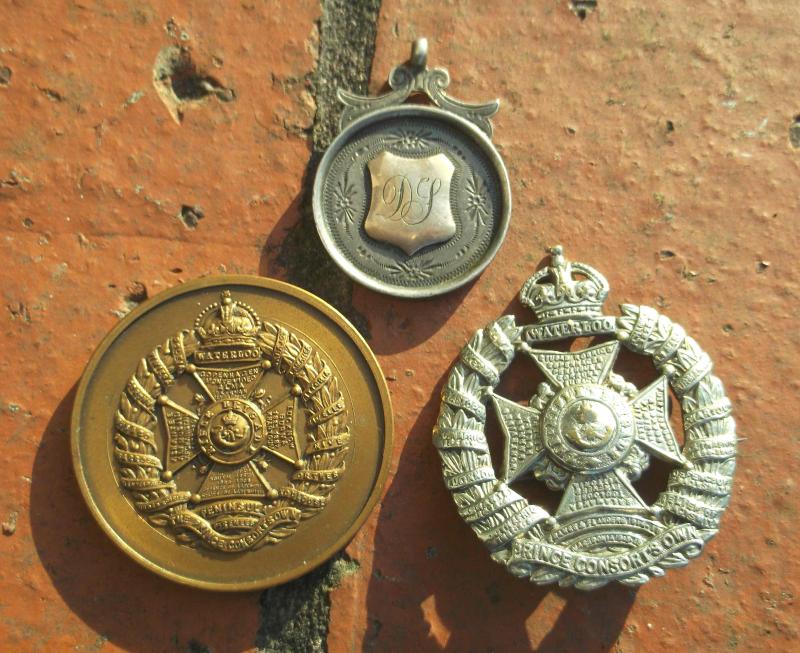 British Army Lot of Three Items Rifle Brigade The Prince Consort's Own
