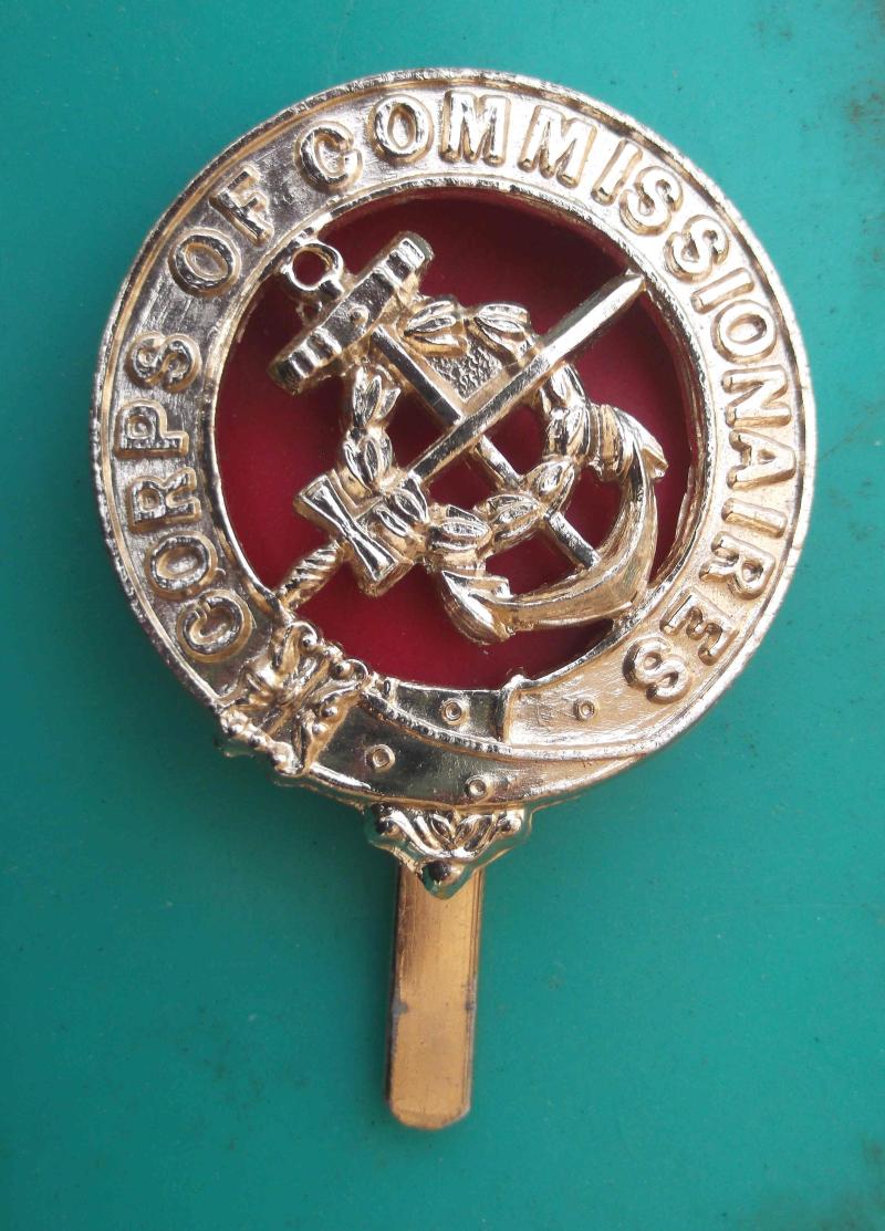 British Corps of Commissionaires Anodised Cap Badge