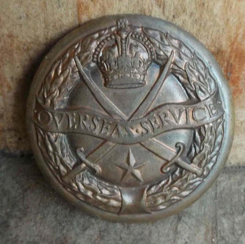 British Indian Army WW2 Overseas Service Badge Great War