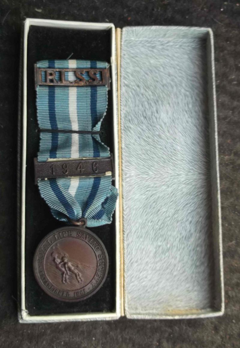 British Royal Life Saving Society Medal 1946 RLSS