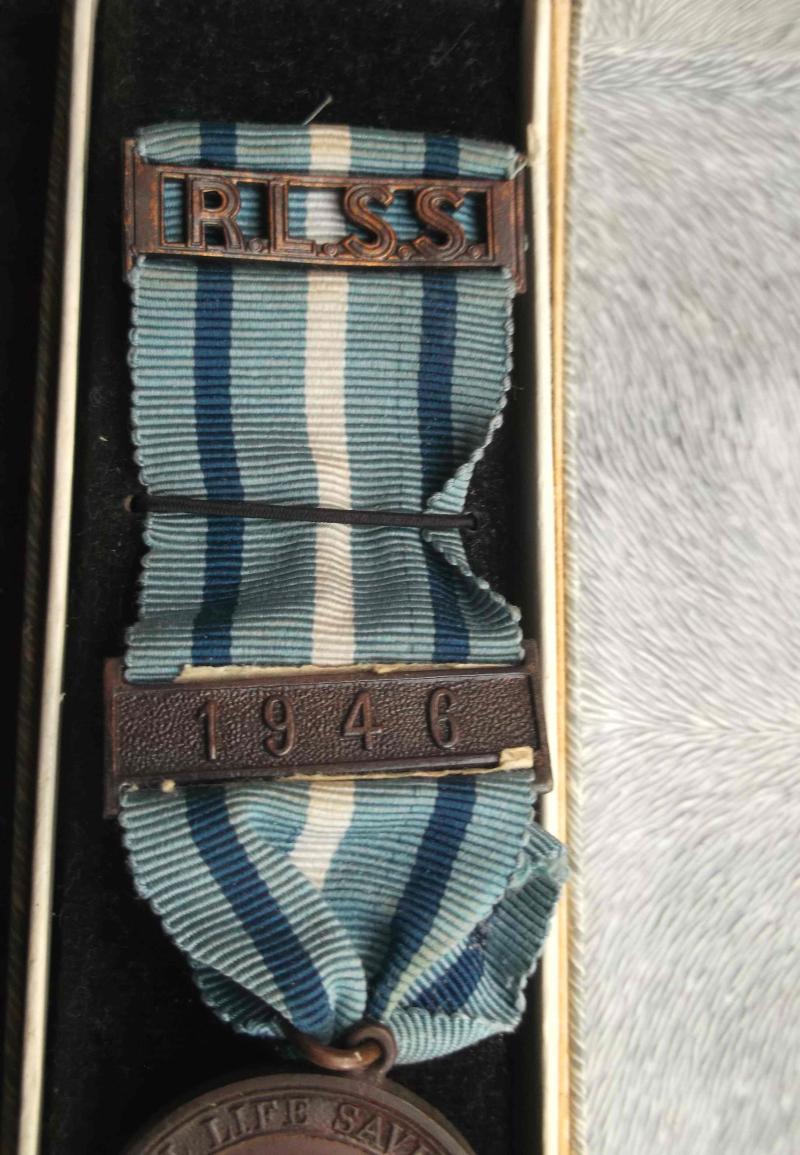 British Royal Life Saving Society Medal 1946 RLSS