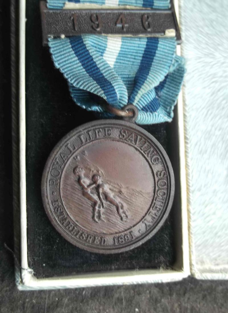 British Royal Life Saving Society Medal 1946 RLSS