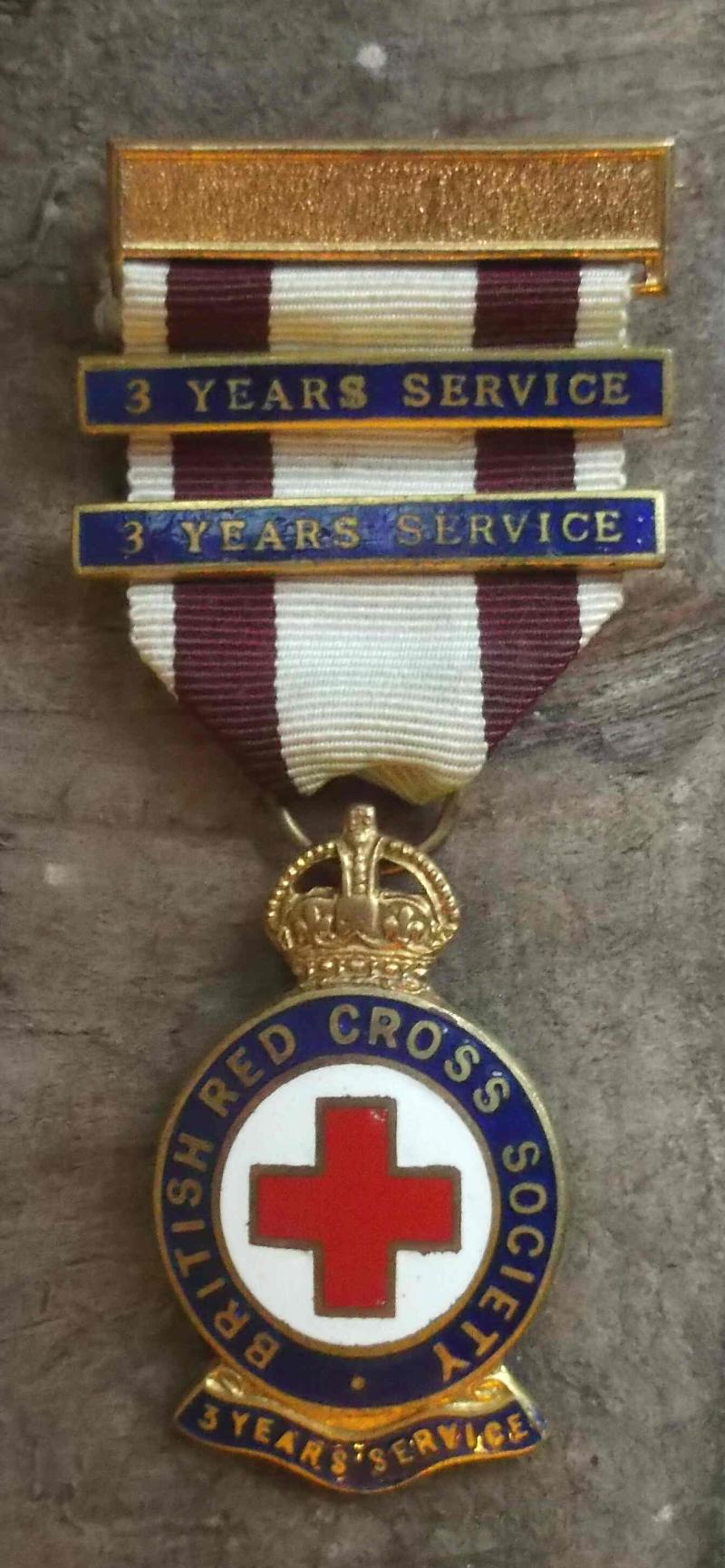 British Red Cross Society Three Years Service Medal